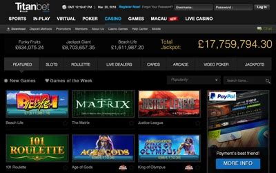 Titanbet Casino (free) download Windows version.